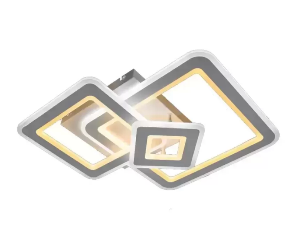 Lustra LED cu Telecomanda Hortensia 190W Dimabila Alb [2]