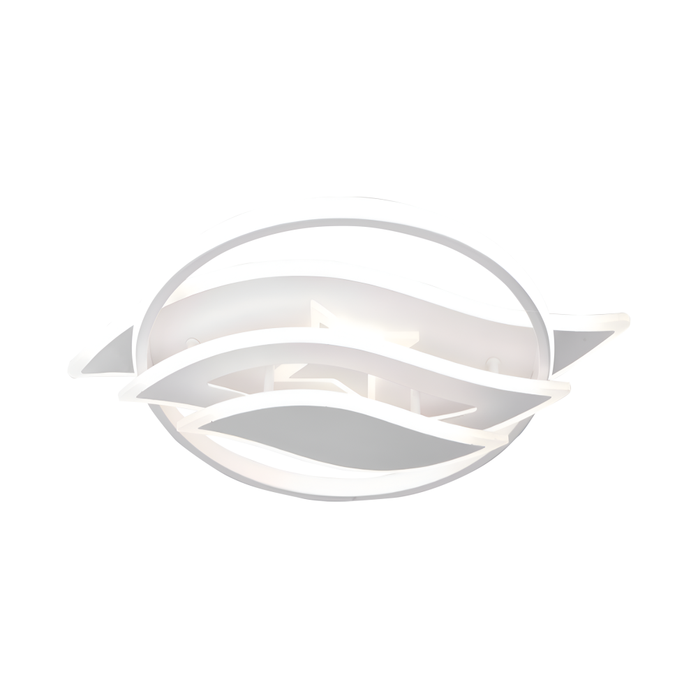 Lustra LED cu telecomanda JARRIA 52W, lumina Rece/Calda/Neutra/RGB, Dimabila, Alb [4]