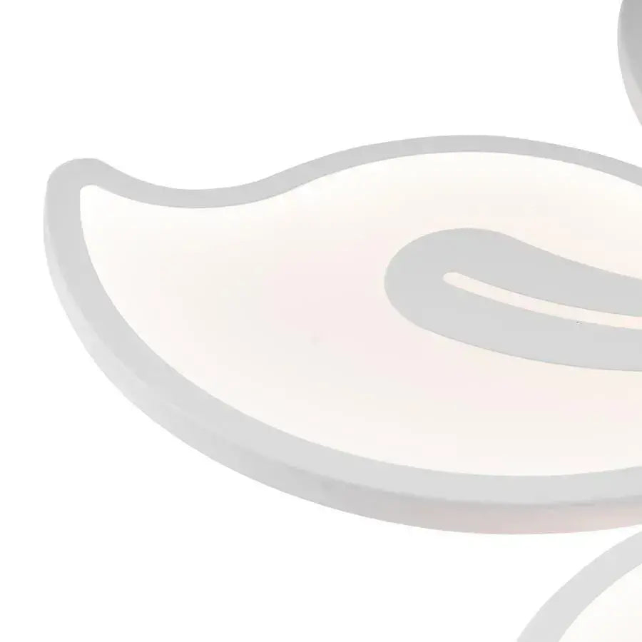 Lustra LED cu telecomanda JASMINE 66W, 5 Petale, lumina Rece/Calda/Neutra, Dimabila, Alb [2]