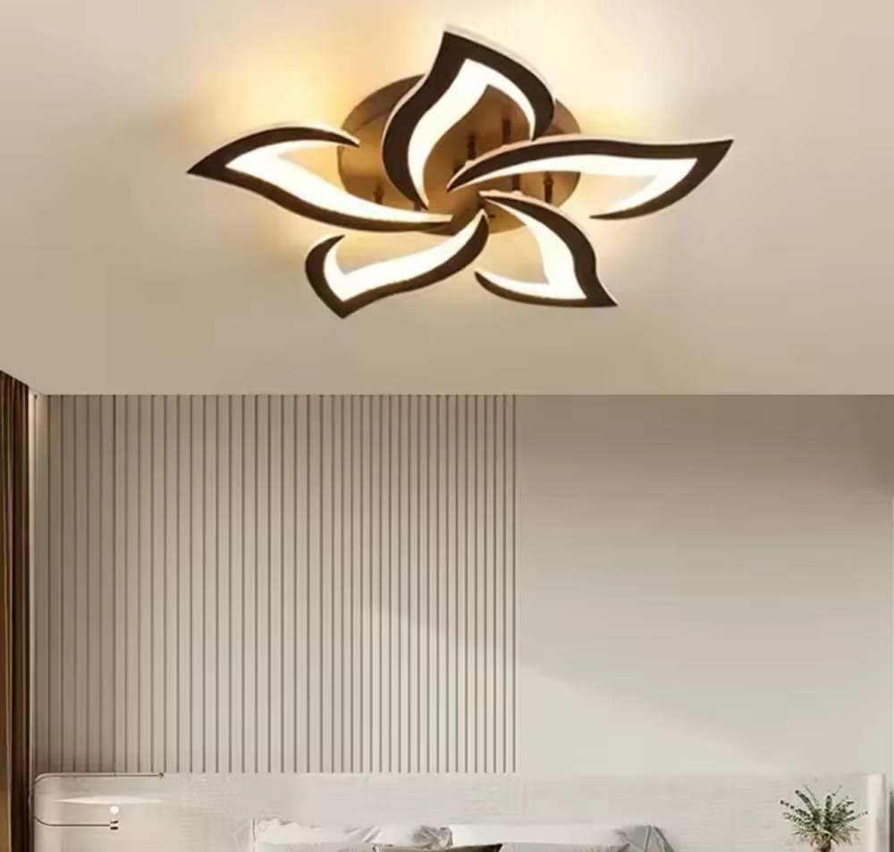 Lustra LED cu Telecomanda LT660/5BK, 5 Elemente, 54W, Lumina 3000/4000/6000K, Negru, Inaltime Reglabila [2]