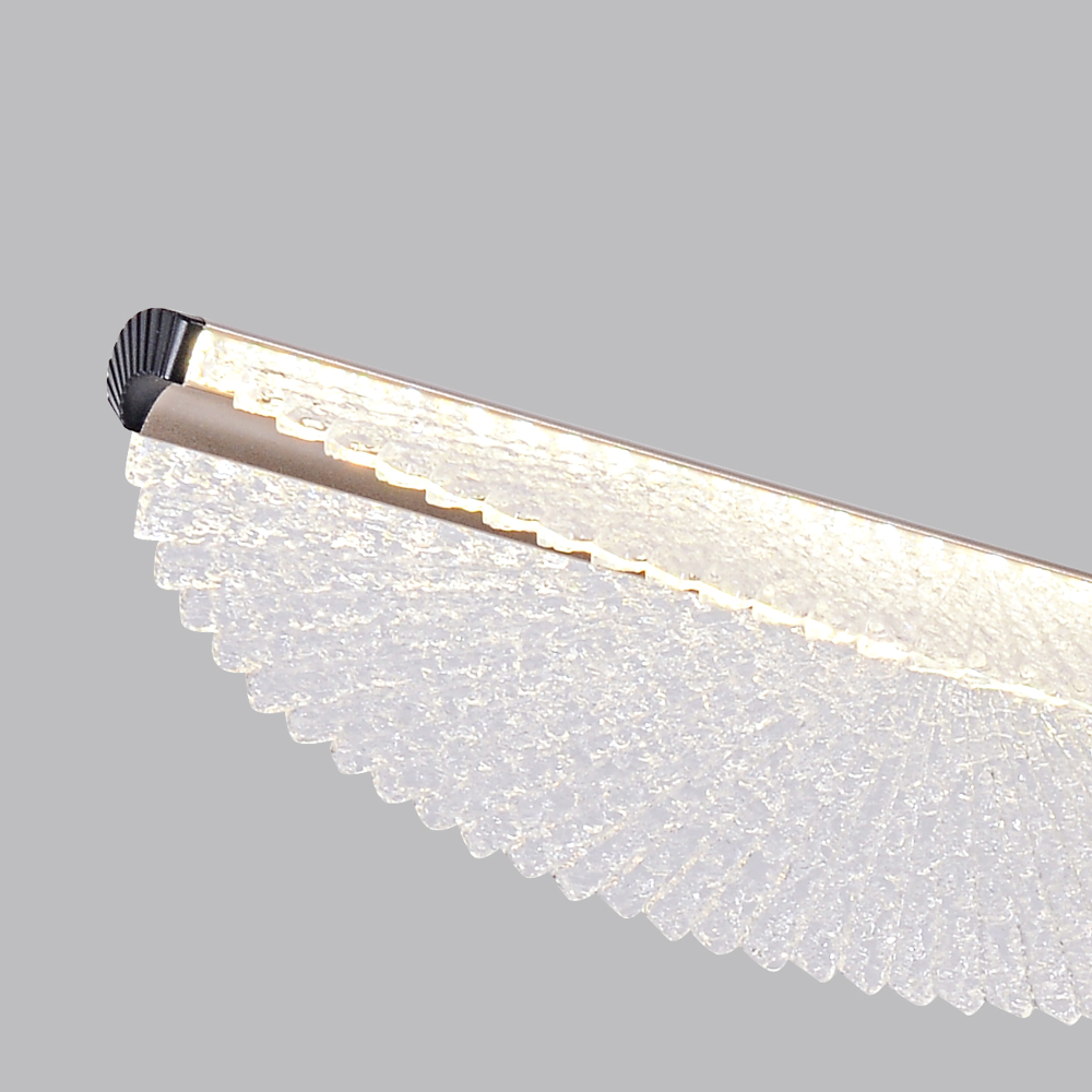 Lustra LED cu Telecomanda TULLIO 43W, 4 Petale, lumina Rece/Calda/Neutra, Dimabila, Negru [3]