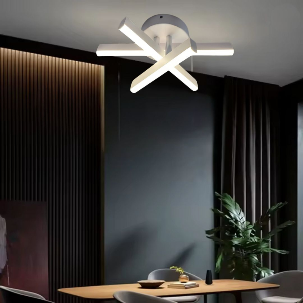 Lustra LED Diego, 26W, Alb, Metal, Lumina Rece/Calda/Neutra [4]