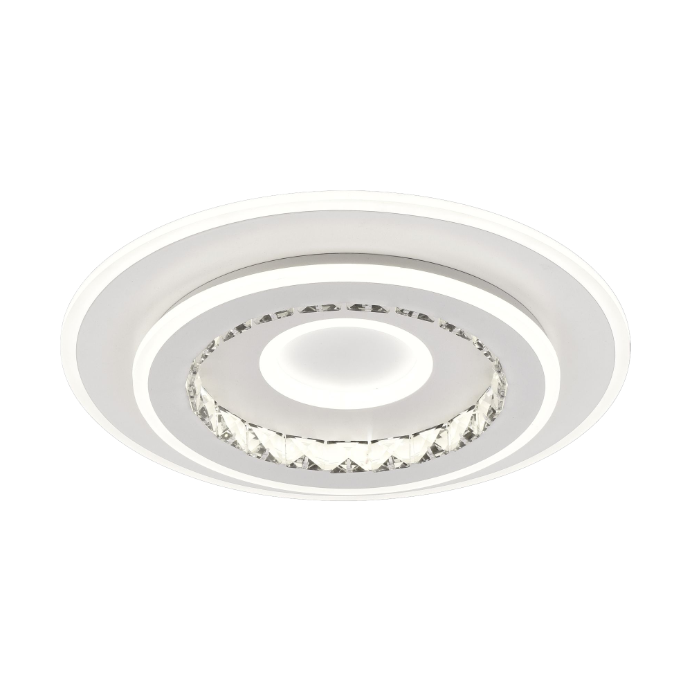 Lustra LED DOLIANA 70W, Diametru 50cm, lumina Rece/Calda/Neutra, Alb [3]