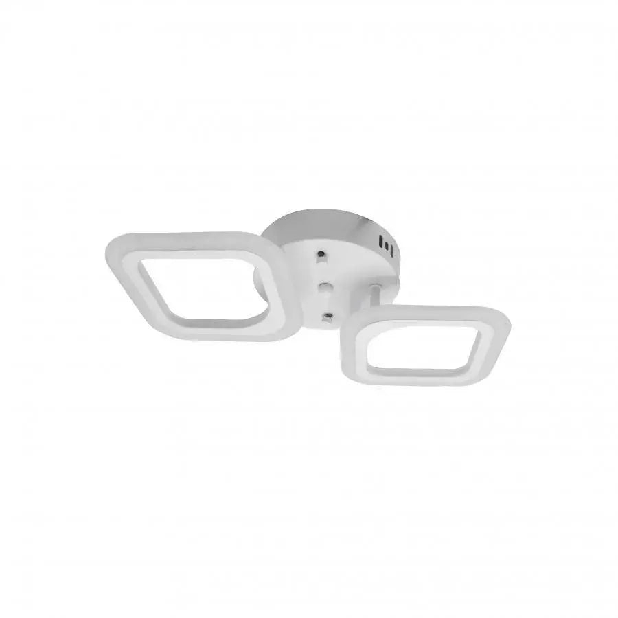 Lustra LED ERIKA 11W, 2 Patrate, lumina Neutra, Alb [2]