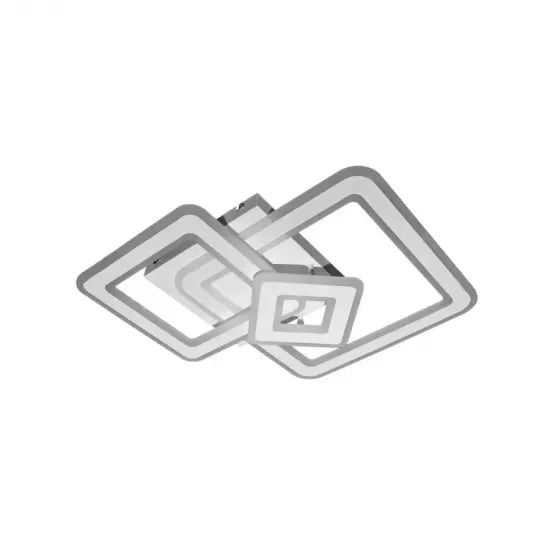 Lustra LED Horetensia cu Telecomanda, 116W, Dimabil, Lumina Calda/ Neutra/ Rece, Alb [3]