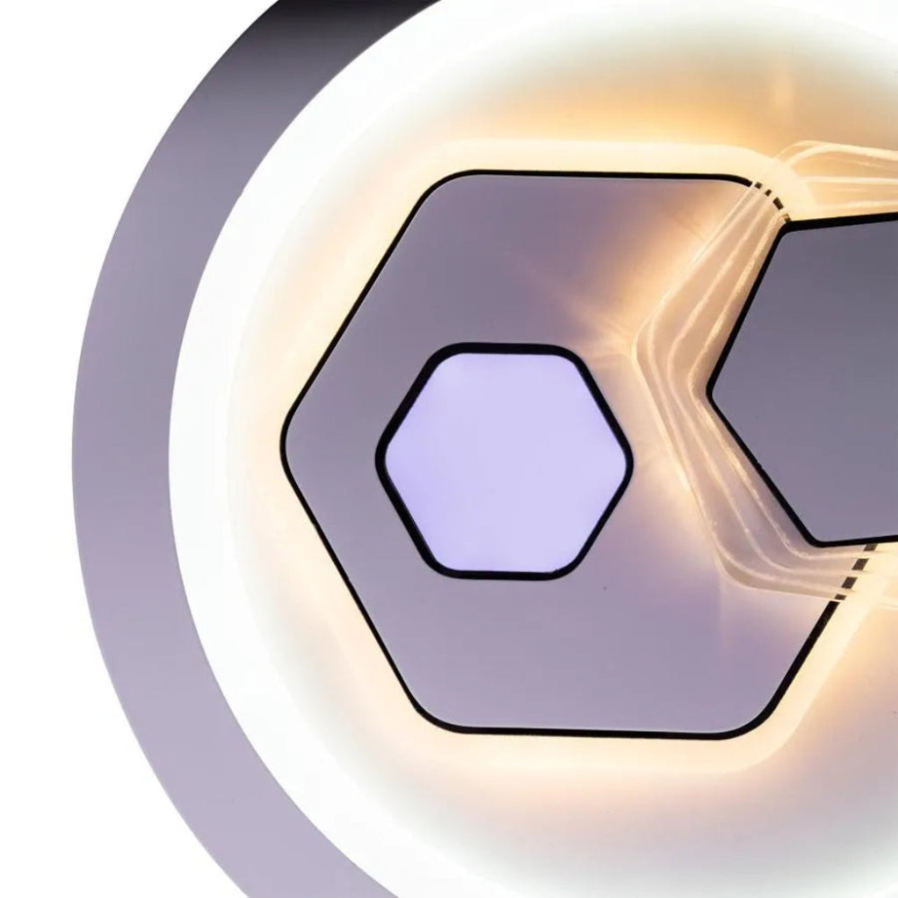 Lustra LED KATHLEEN RGB 16W, lumina Calda/Neutra, Alb [2]