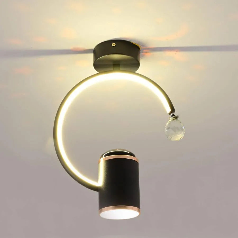 Lustra LED KENYA 34W, lumina Rece/Calda/Neutra, Negru [3]