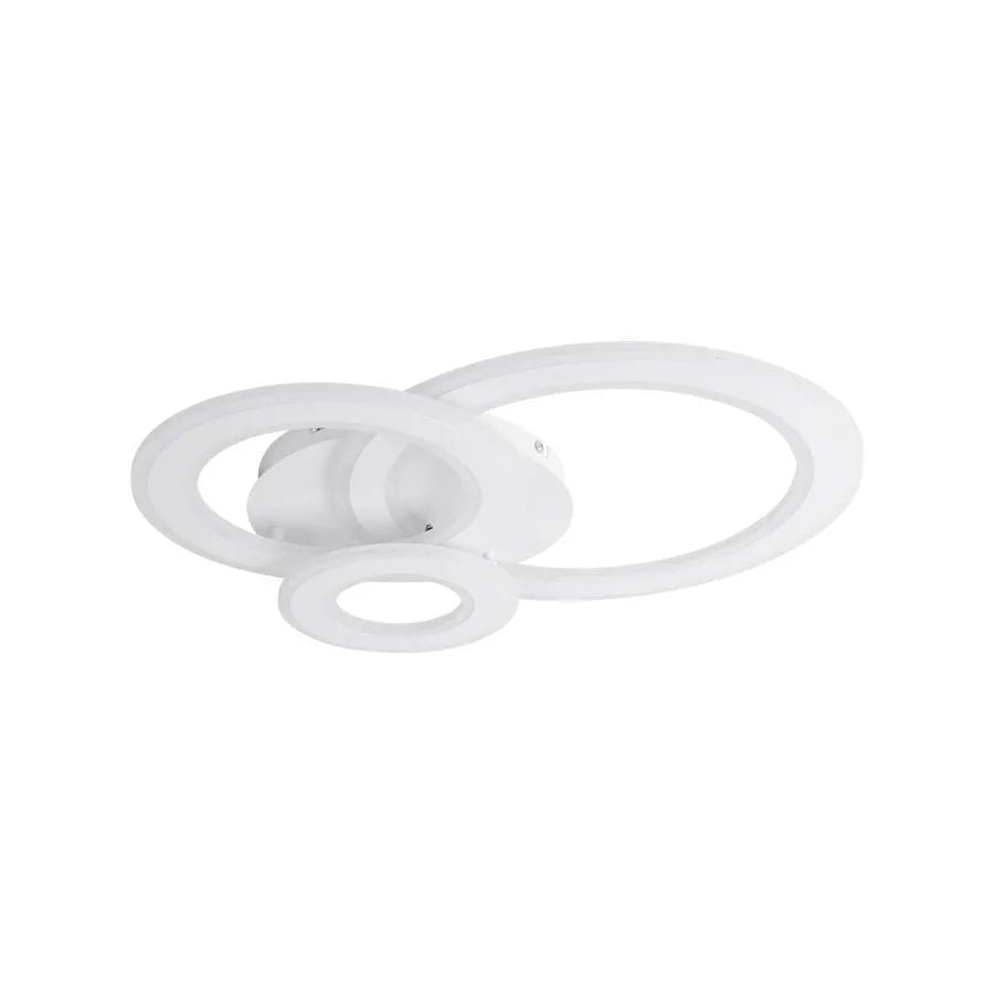 Lustra LED KYLIE 77W, 3 Cercuri, lumina Rece/Calda/Neutra, Alb [3]