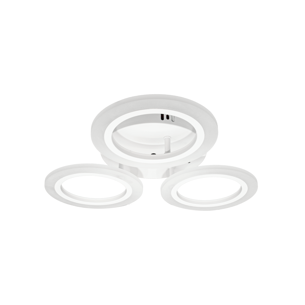 Lustra LED MARA 27W, 3 Cercuri, lumina Neutra, Alb [4]
