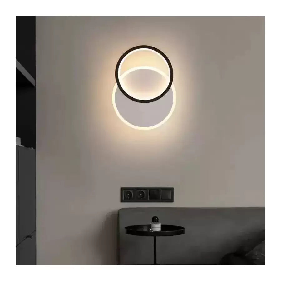 Lustra LED MARIO 24W, lumina Rece/Calda/Neutra Alb Negru [2]