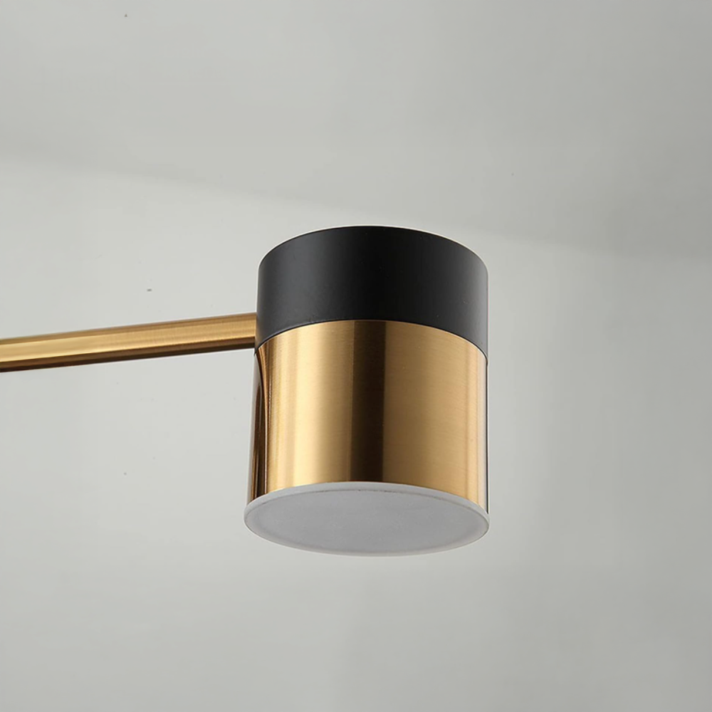 Lustra LED Palius 48W Negru, 4 Brate [4]