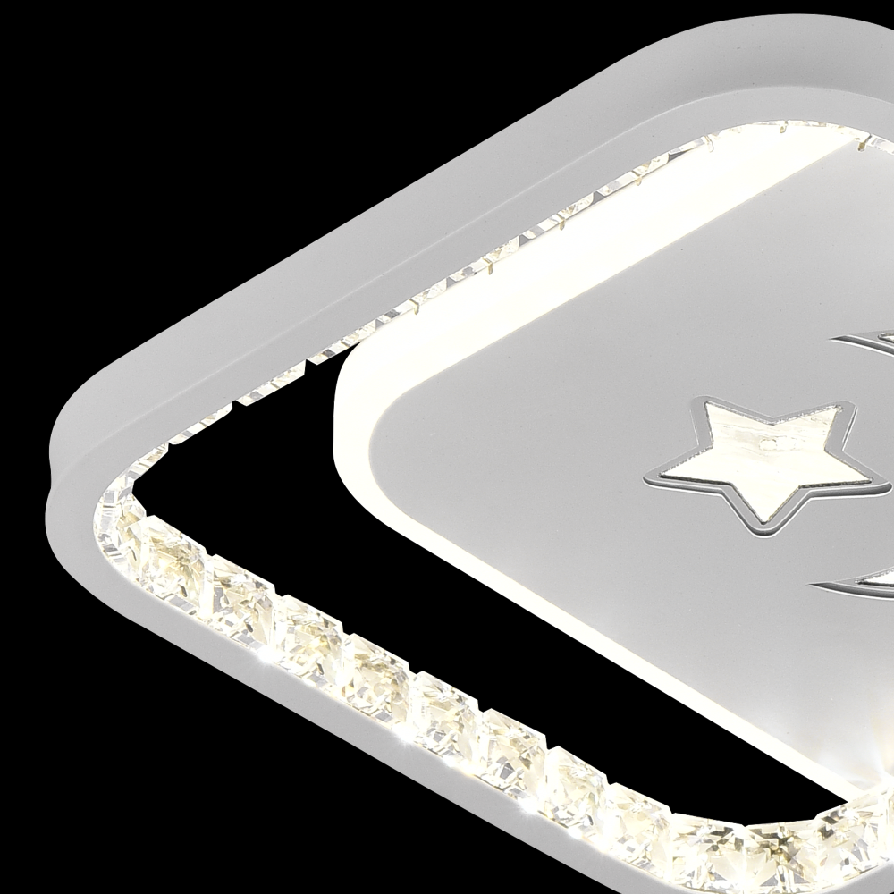 Lustra LED PERU 38W, 2 Patrate, lumina Rece/Calda/Neutra, Alb [2]