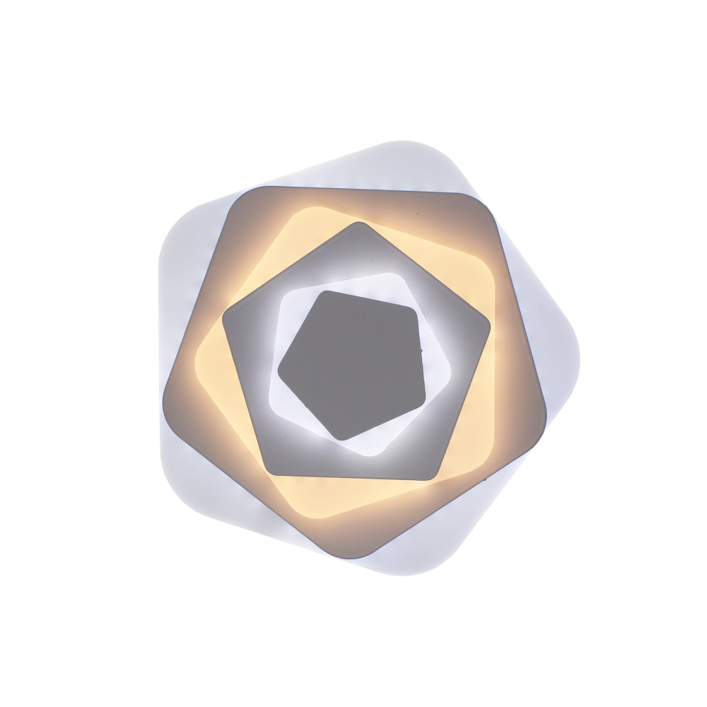 Lustra LED SIENA 40W, Diametru 23cm, lumina Rece/Calda/Neutra, Alb [2]