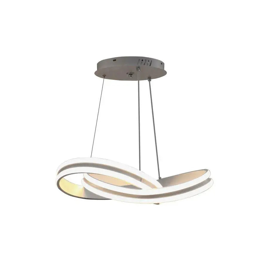 Lustra LED suspendata cu telecomanda INFINITY LOOP 120W, lumina Rece/Calda/Neutra, Dimabila, Alb, Inaltime Reglabila [2]