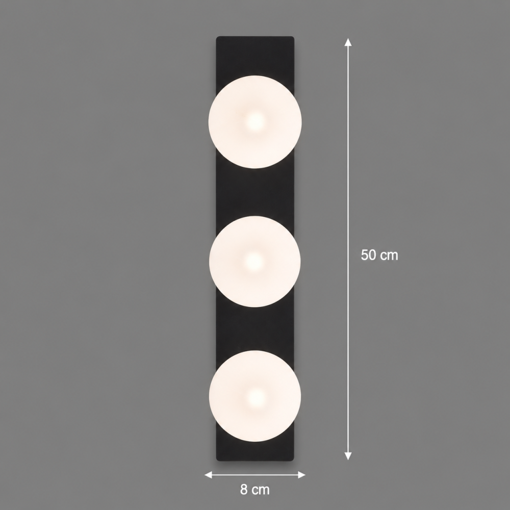 Lustra LED TRION, Lumina Calda/Neutra/Rece, 3xG9, 24W, Negru, Metal si Acril [4]