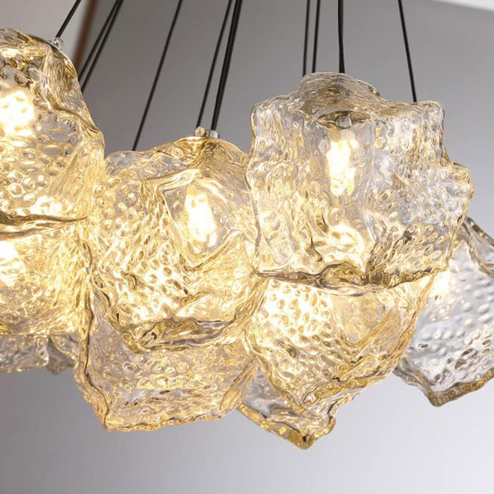 Lustra MODERNA ECOLUCE, Glob, 7xE27, Inaltime Reglabila, Crom [2]