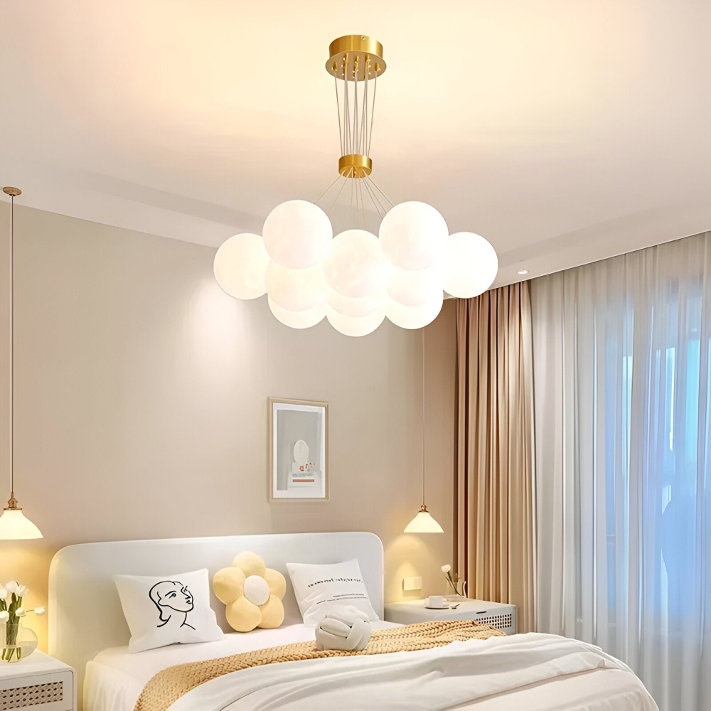 Lustra MODERNA LOFT Bagliore, Glob, 11xE27, Inaltime Reglabila, Auriu [2]