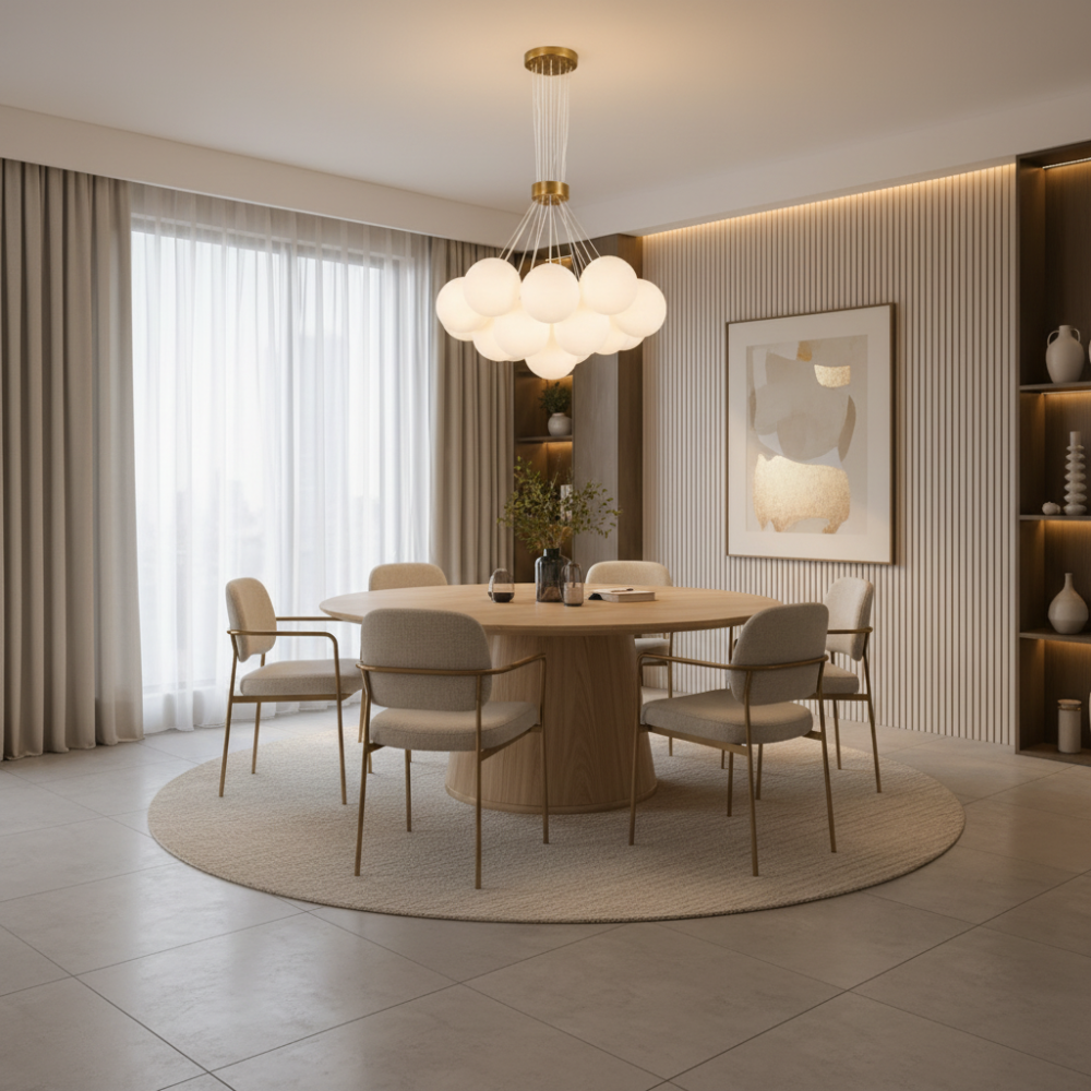 Lustra MODERNA LOFT Bagliore, Glob, 13xE27, Inaltime Reglabila, Auriu [3]
