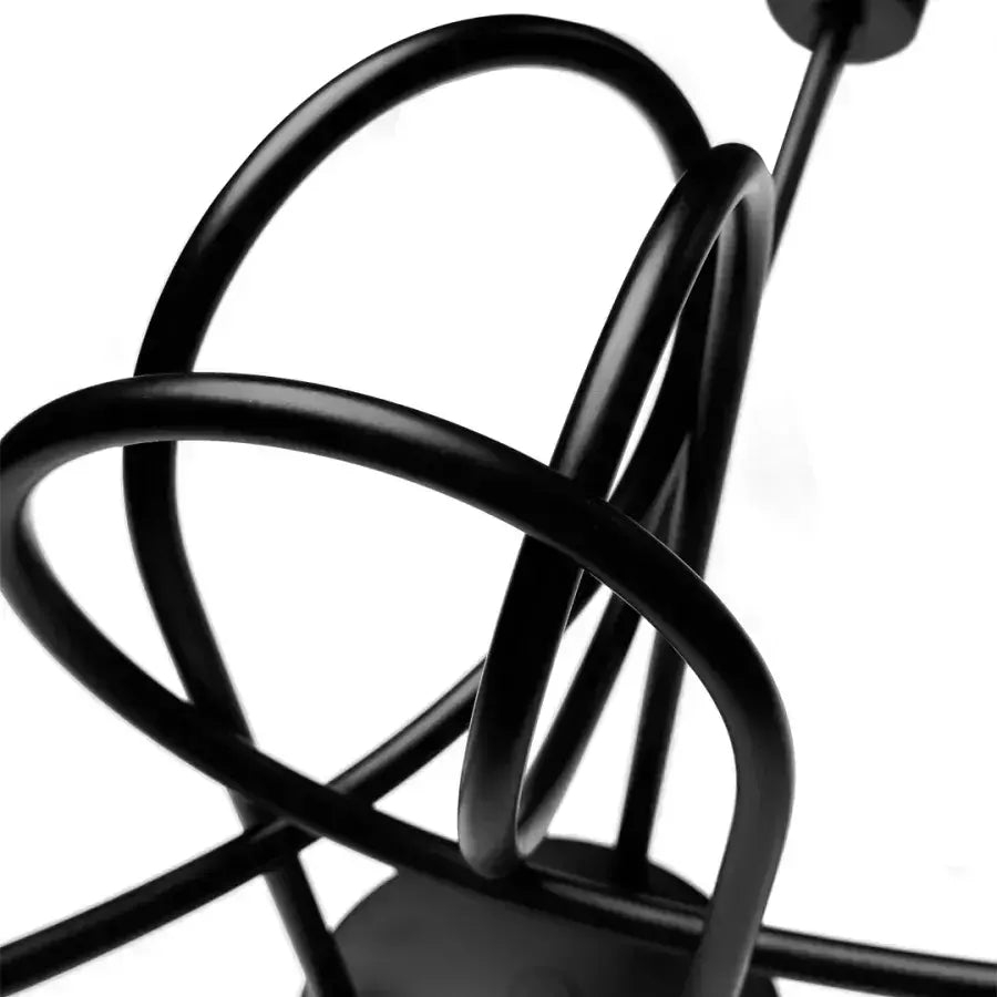 Lustra Shion 3xE27, Negru, Metal, Diametru 50cm [4]