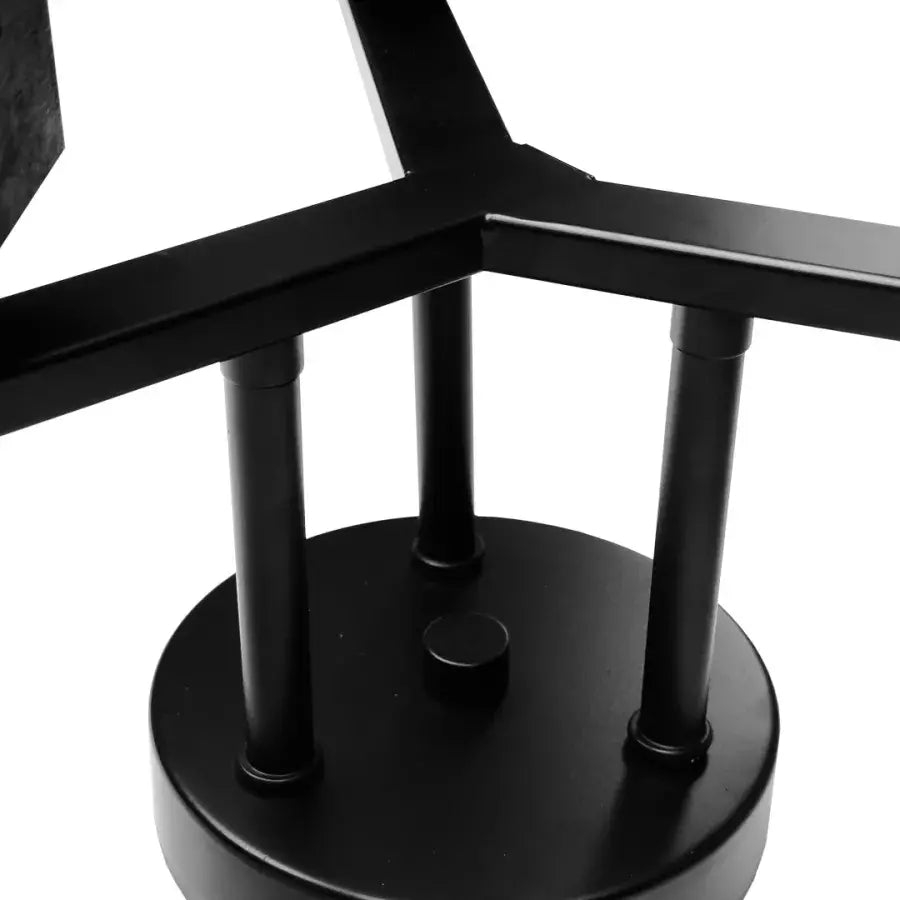 Lustra VANJA cu Abajur Patrat, 3 X Dulie E27 Alb / Negru [3]