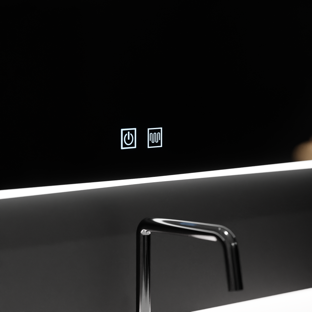 Oglinda LED Nor 60x40cm, Nuvola Touch, Sistem Dezaburire, Dimabila [2]