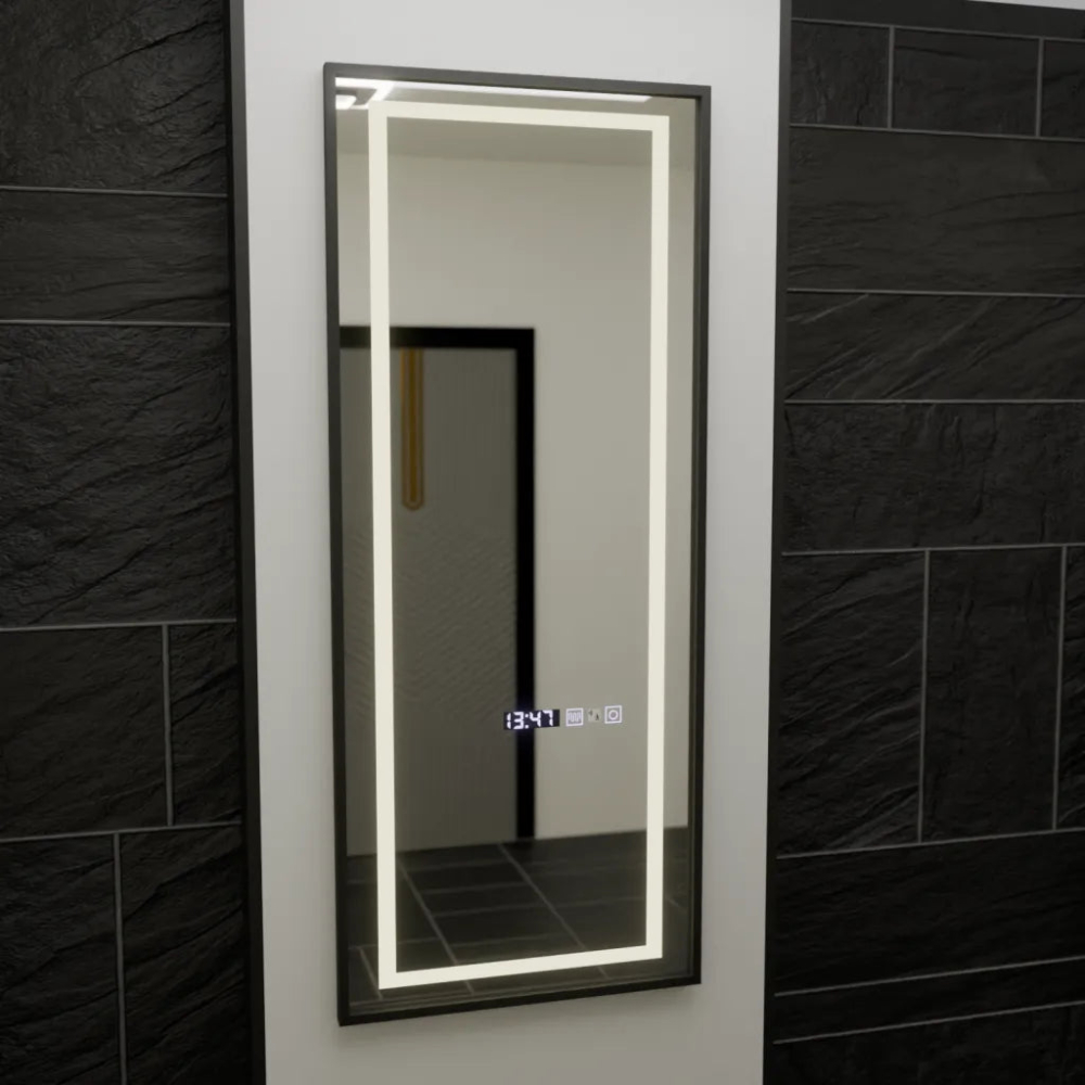 Oglinda LED Rectangula, 60x150cm, Bianca Senzor Radar Marcello, Sistem Dezaburire, Ceas & Termometru, Dimabila, Dressing Couture [3]