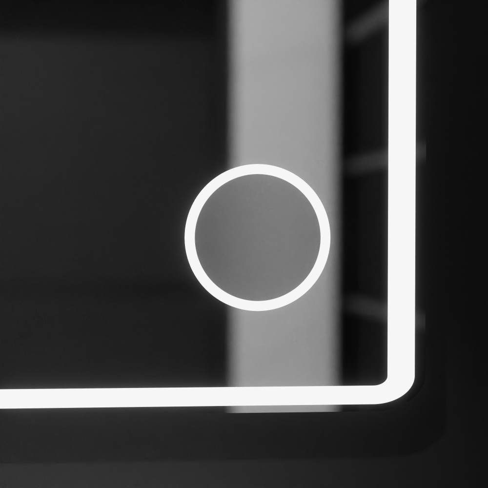 Oglinda LED Rectangulara 120x80 Aura Riflesso Puro MotionGlow Marcello, Sistem Dezaburire, Termometru si Ceas, Dimabila [4]