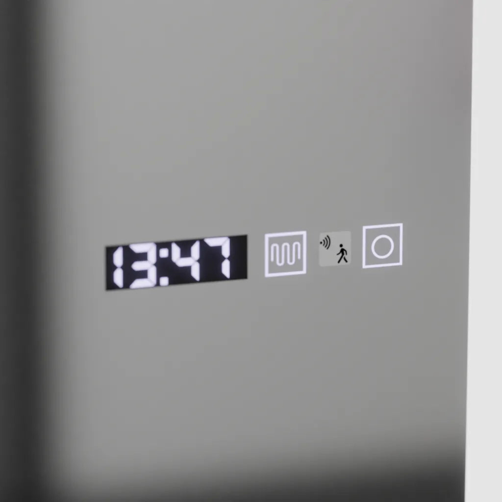 Oglinda LED Rectangulara, 45x140cm, Elena Senzor Radar Marcello, Sistem Dezaburire, Ceas & Termometru, Dimabila, Dressing Couture [2]