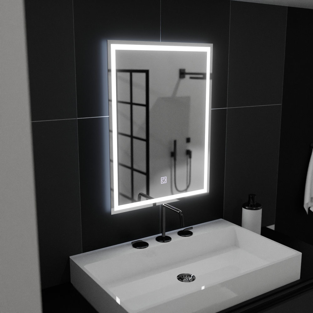 Oglinda LED Rectangulara, 50x70cm, FRAME Basic Touch [3]