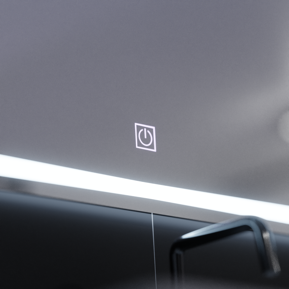 Oglinda LED Rectangulara, 80x60cm, FRAME Basic Touch [2]