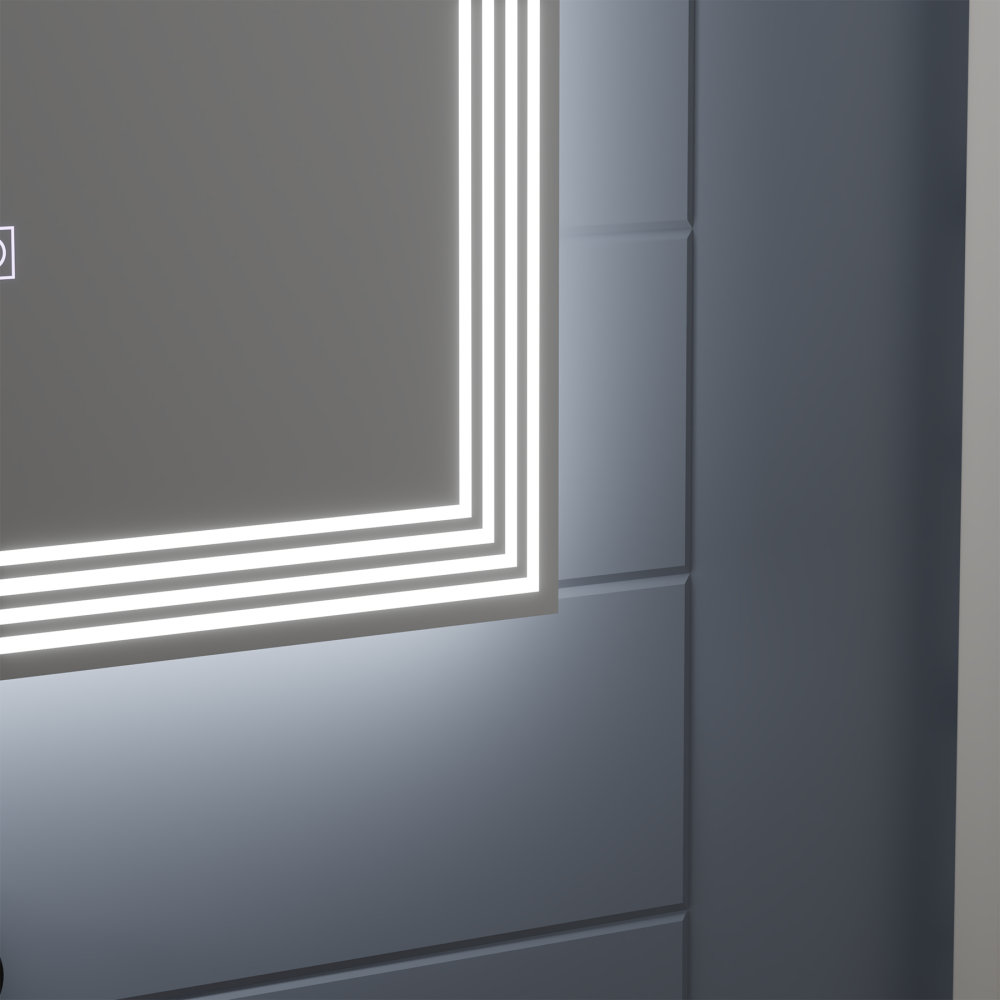 Oglinda LED Rectangulara, Dezaburire, 50x70cm, ADIS Basic Touch [4]