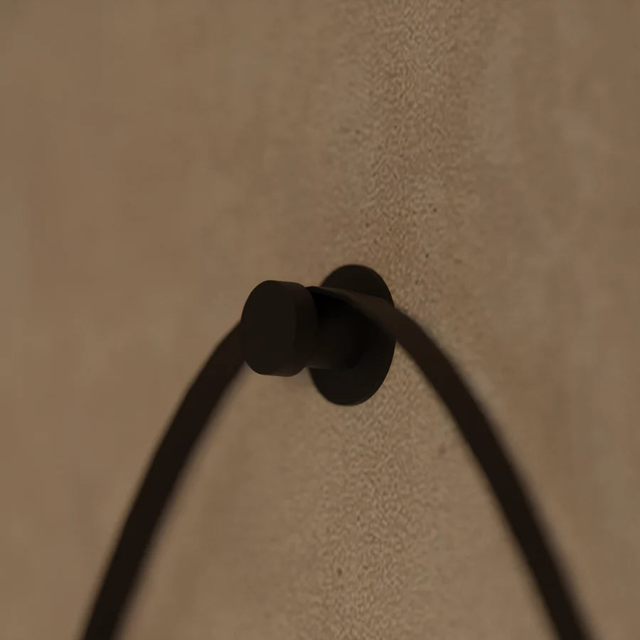 Oglinda LED Rotunda, 50cm, Celeste Majeste Noir Eleve MotionGlow Marcello, Sistem Dezaburire, Ceas & Termometru, Dimabila [3]