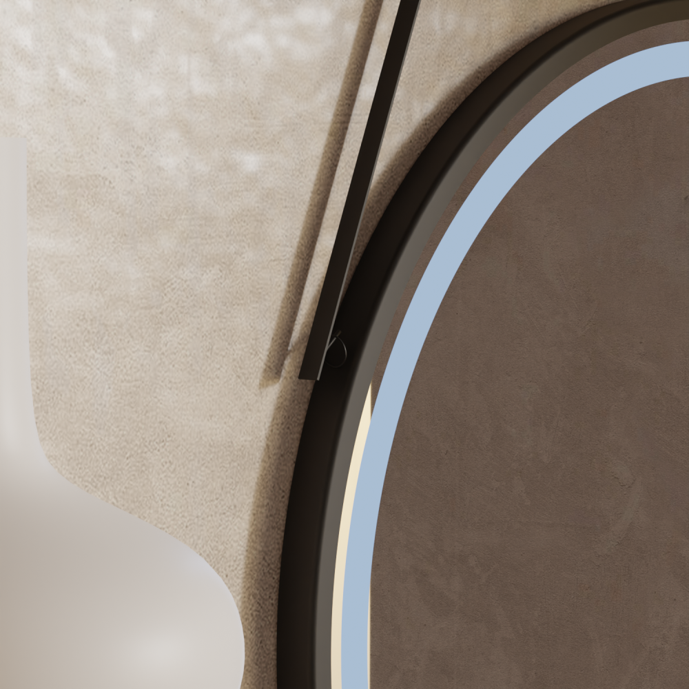 Oglinda LED Rotunda, 60cm, Basic Touch [2]