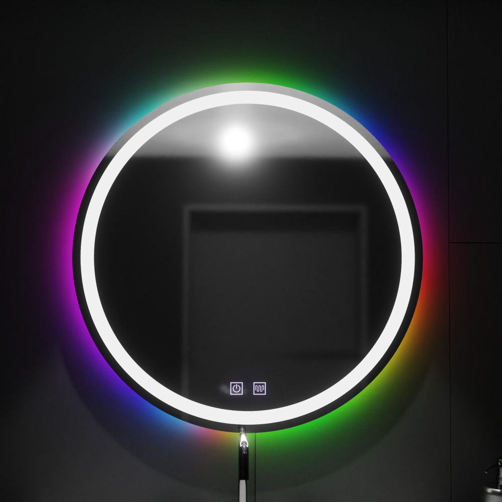 Oglinda LED Rotunda 60cm, Spectrum Touch, RGB, Sistem Dezaburire [3]