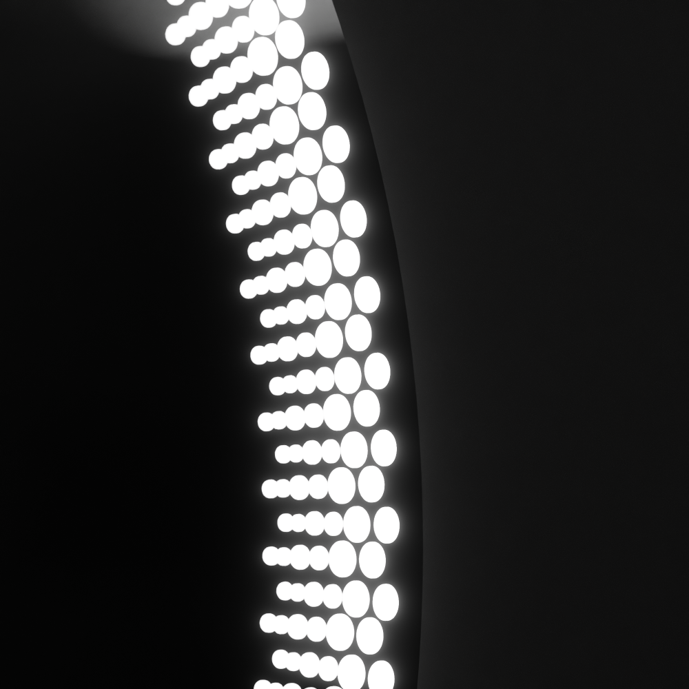 Oglinda LED Rotunda 60cm, Stellaire Touch, Sistem Dezaburire, Dimabila [4]