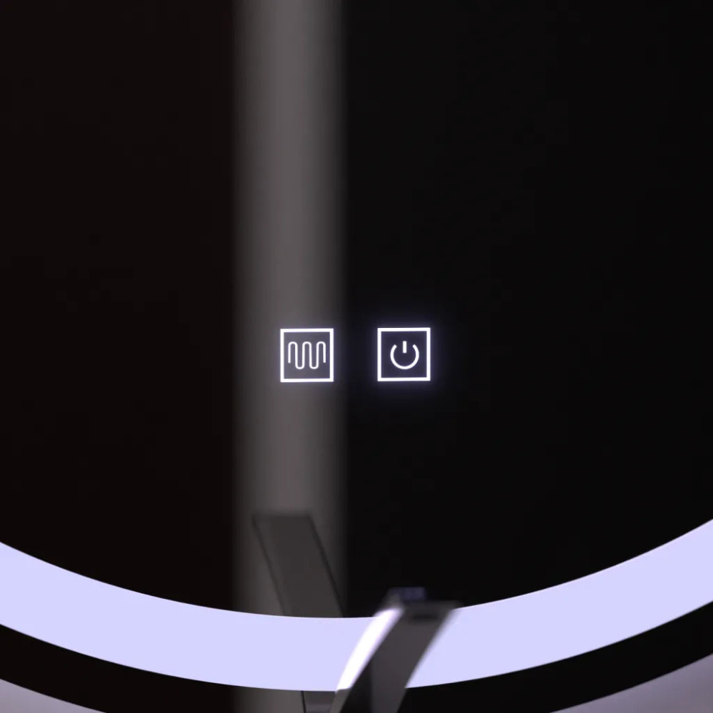 Oglinda LED Rotunda 70cm, Touch Luxor, Sistem Dezaburire, Dimabila [2]