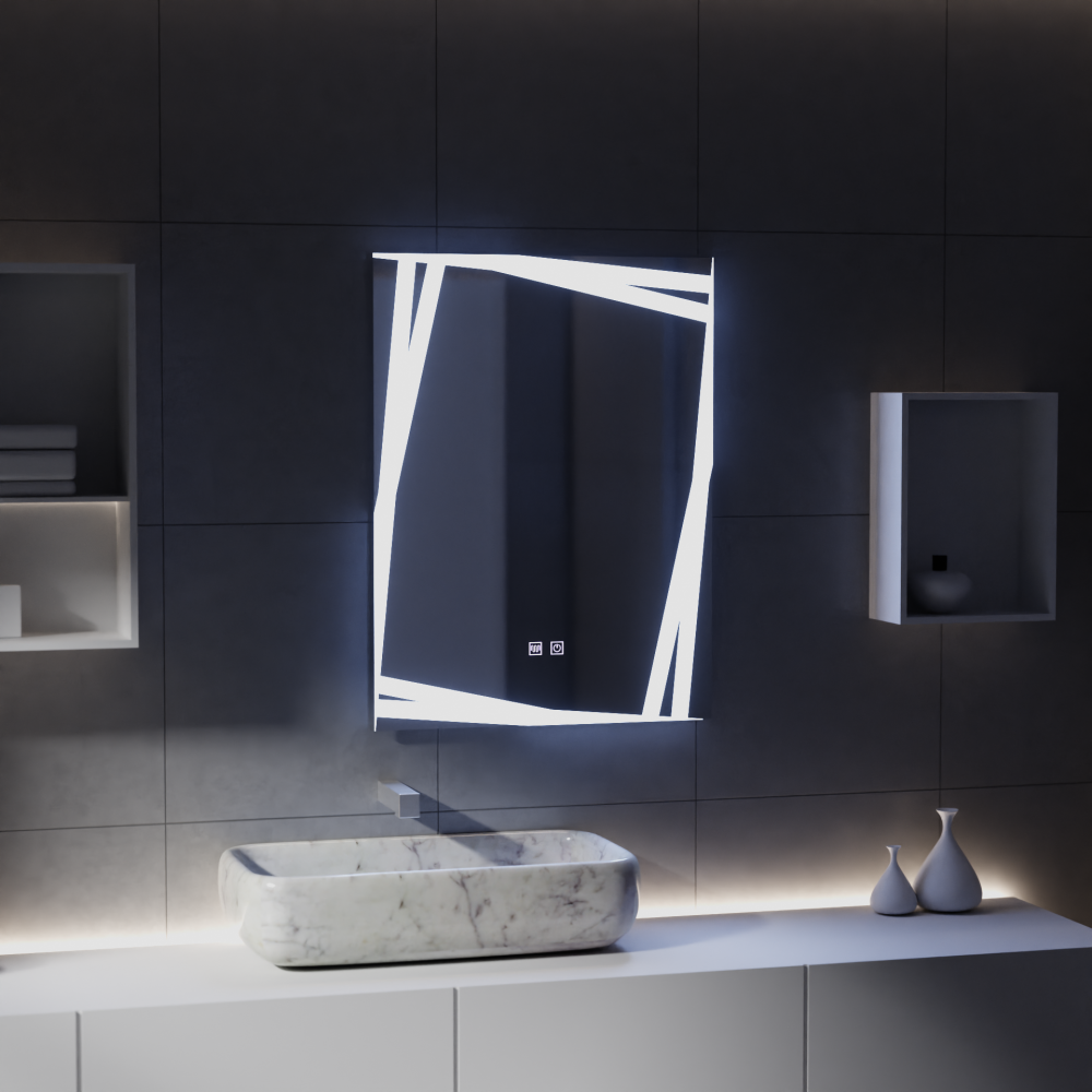 Oglinda LED Touch Infinitum Sistem Dezaburire 60X80cm [4]