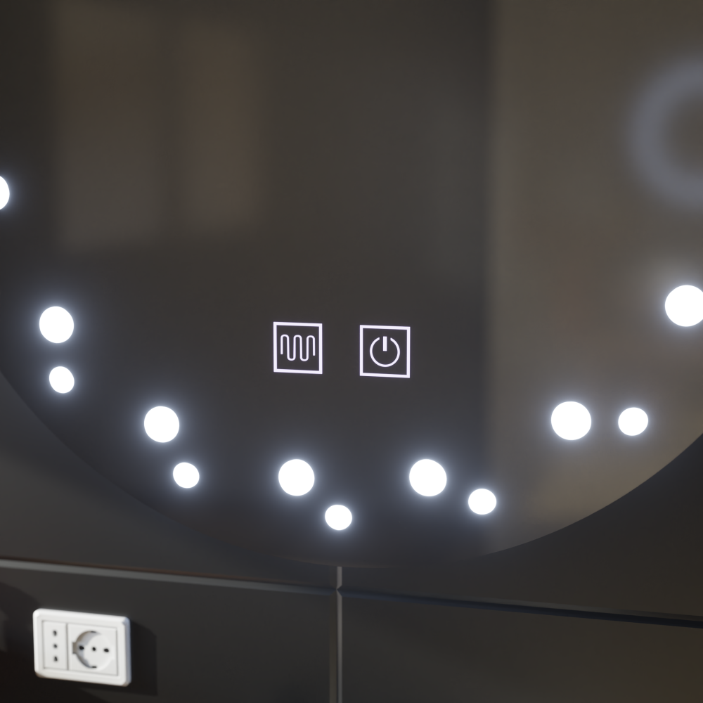 Oglinda LED Touch Ivory Sistem Dezaburire 50X50cm [2]