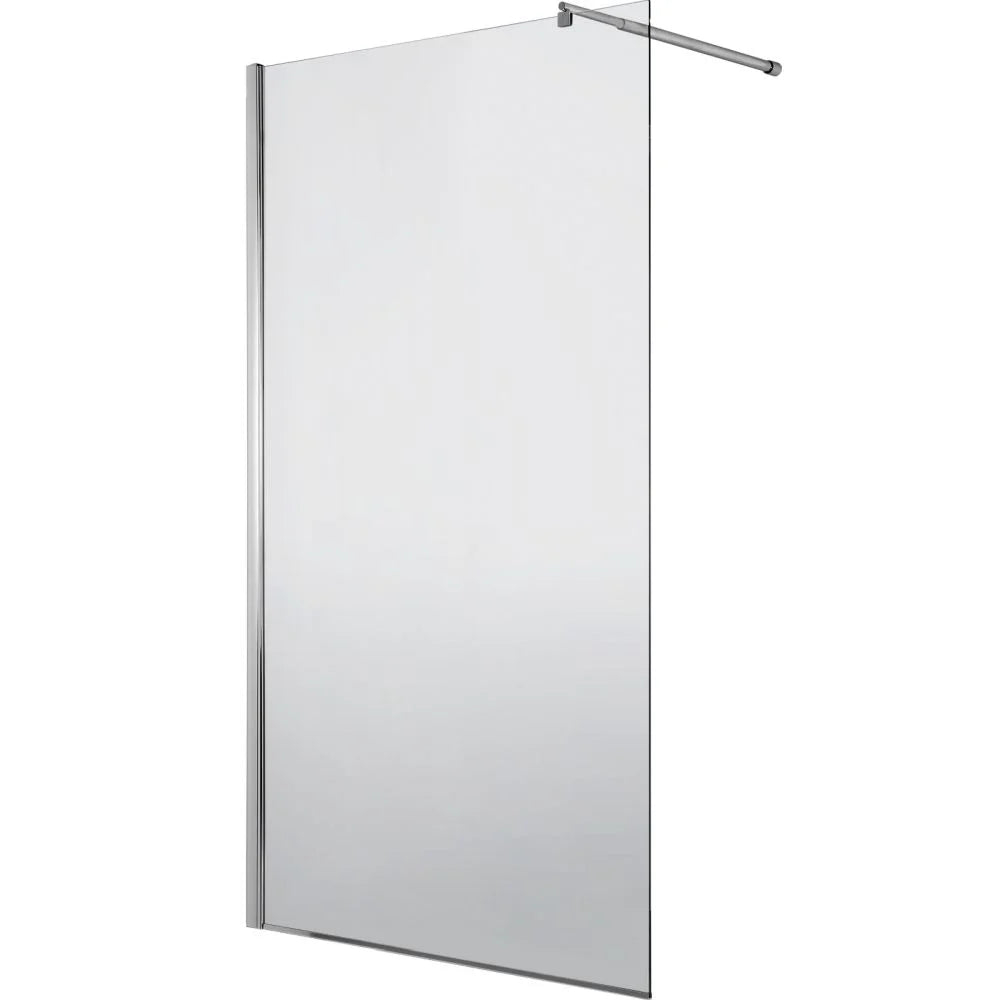 Paravan dus Walk-In 100x195 cm, sticla securizata 8 mm, satin, profil metalic rezistent [4]