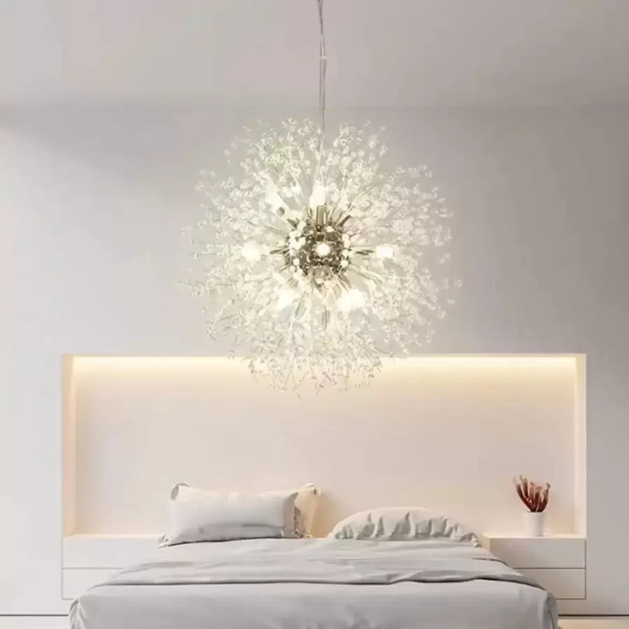 Pendul Cristal Ricky 12x G9 Argintiu [3]