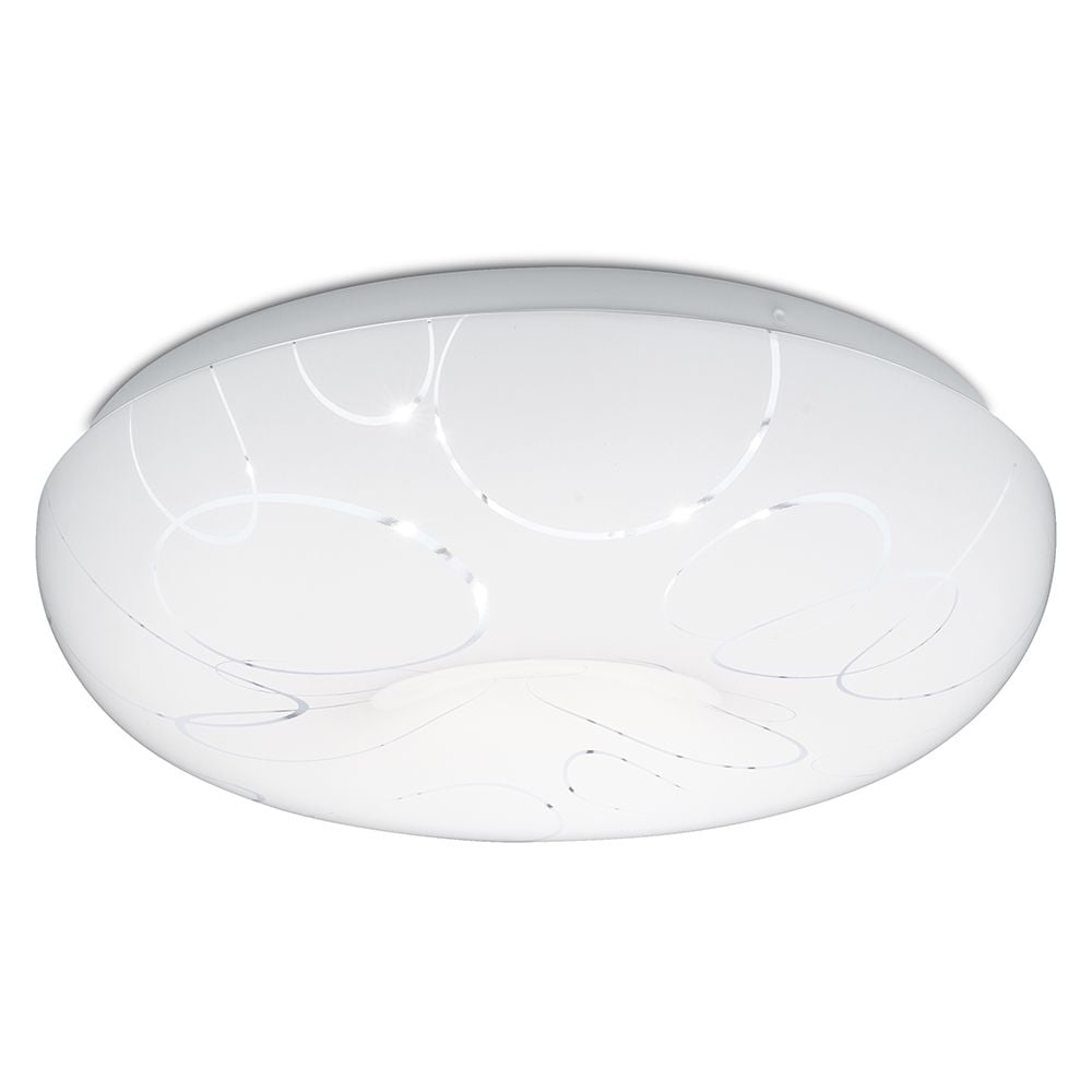 Plafoniera LED 35 cm, 32W, 3000K / 4000K / 6000K, Alb, Metal si Acril [3]