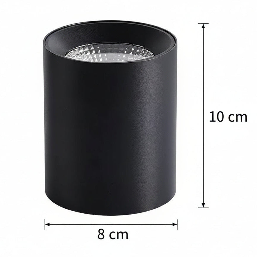 Proiector LED TINNIE, Fix, 8W, Lumina Neutra 4000K, Negru [4]