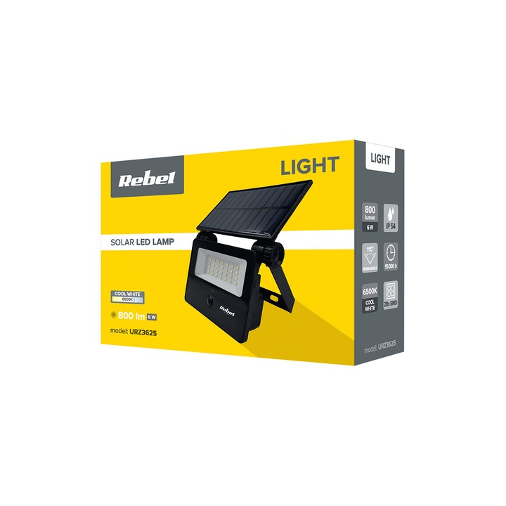 Rebel REFLECTOR SOLAR 6W 800LM 6500K IP54 [4]