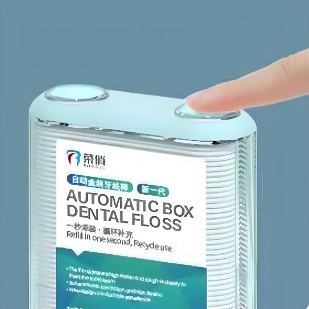 Set 100 buc Scobitori cu ata dentara cu cutie disposal [3]