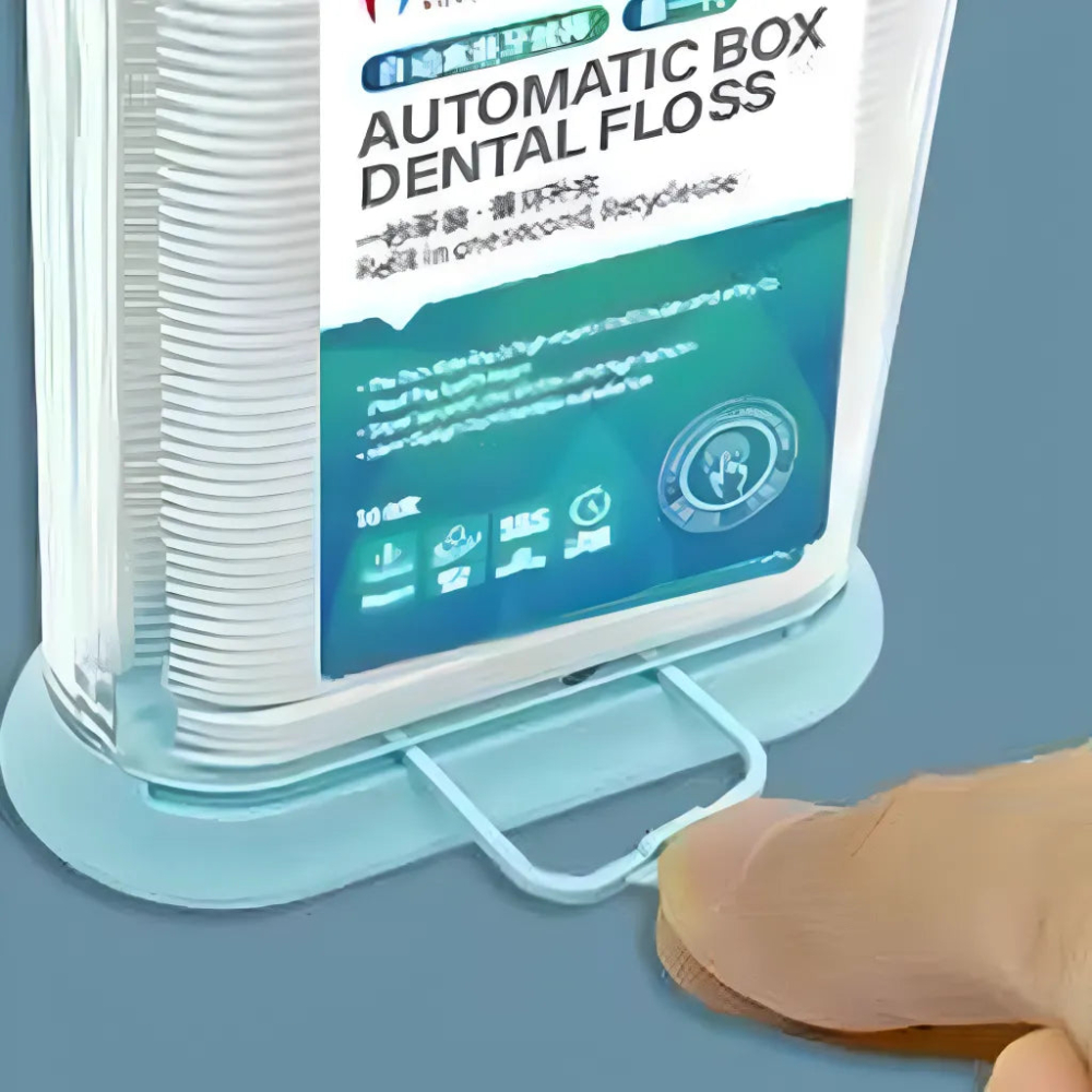 Set 100 buc Scobitori cu ata dentara cu cutie disposal [2]