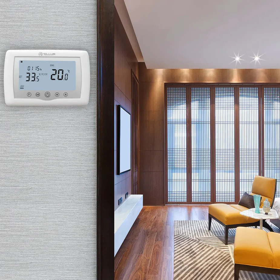 Termostat Smart Tellur WiFi, pentru centrala cu Gaz, Universal, Aplicatie [4]