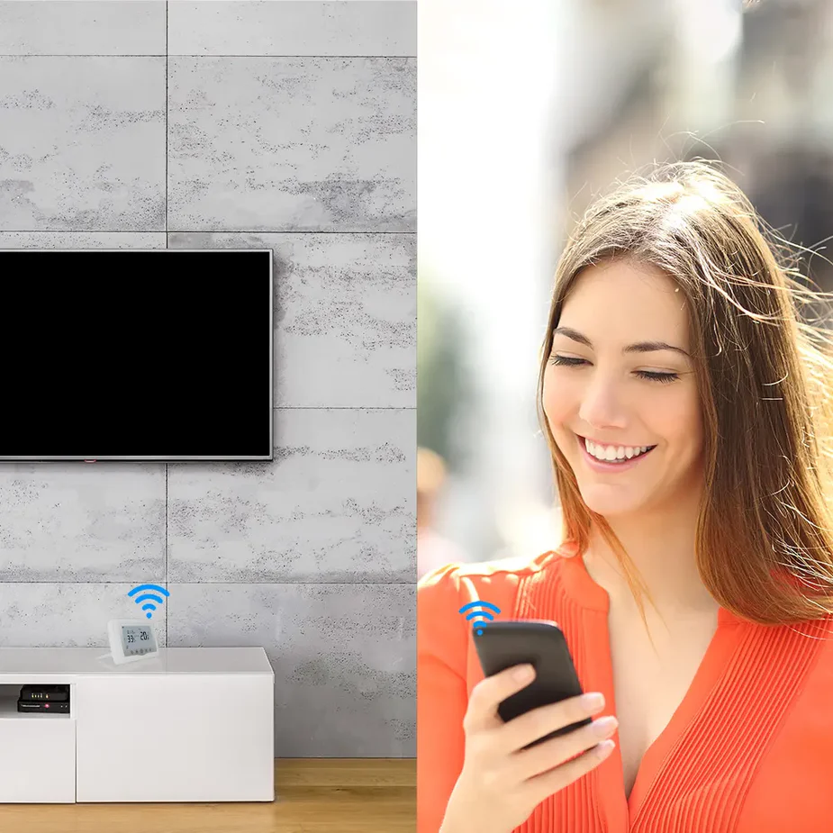 Termostat Smart Tellur WiFi, pentru centrala cu Gaz, Universal, Aplicatie [7]