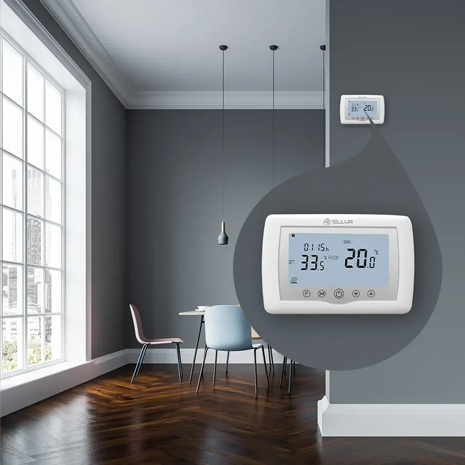Termostat Smart Tellur WiFi, pentru centrala cu Gaz, Universal, Aplicatie [8]