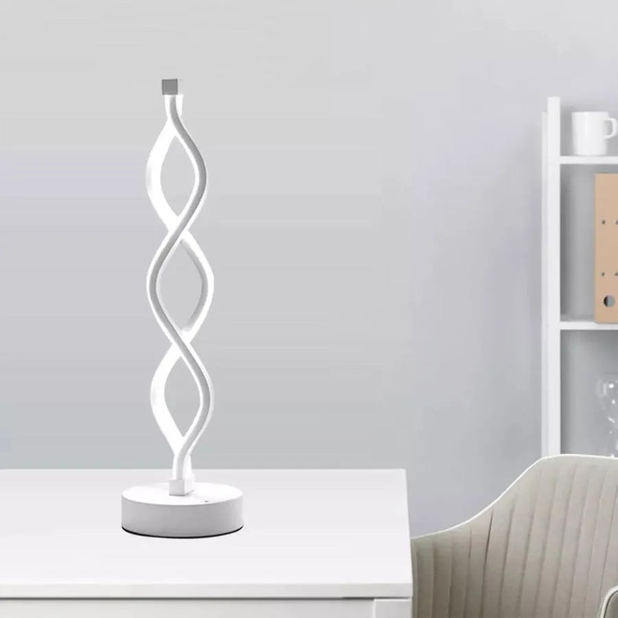 Veioza LED Genom, 36W, Lumina Rece/Calda/Neutra, Plastic si Metal, Alb [2]