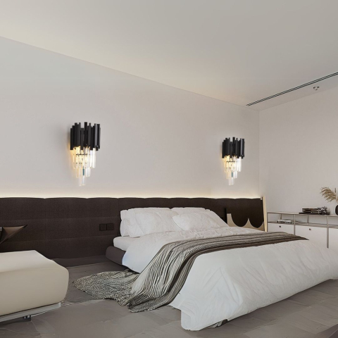 Aplica Candelabru Cristal BLOIS Piccolo, 2xE14, Negru [3]